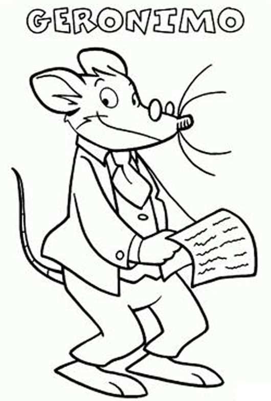 Coloriage Geronimo Stilton A Colorier Allofamille Paginas Para Colorear Paginas Para