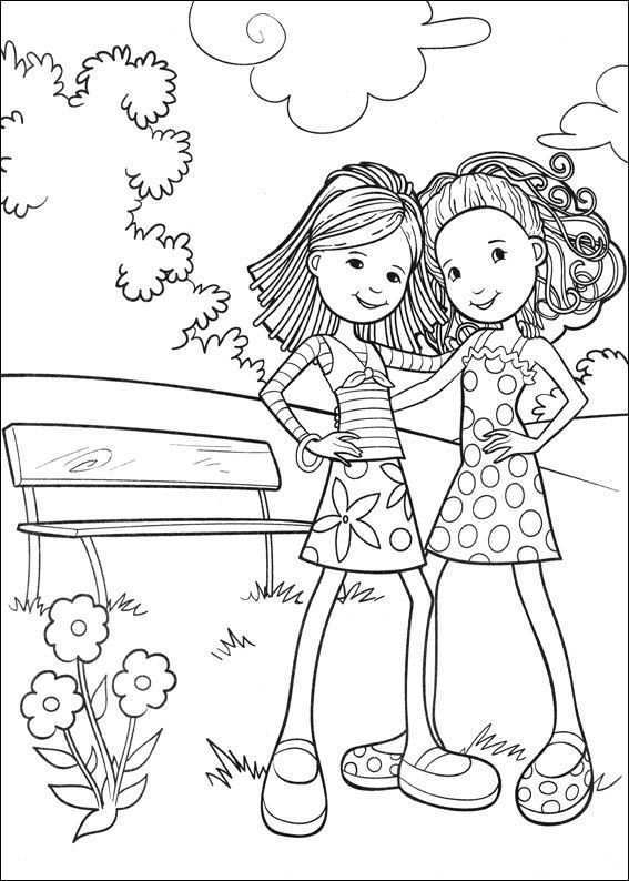 Kids N Fun Kleurplaat Groovy Girls Groovy Girls Kleurplaten Kleurboek Kinderkleurplat
