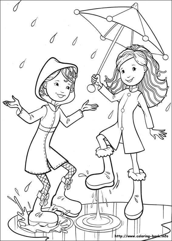 Groovy Girls Coloring Page Kleurplaten Kleurboek Digi Stempels