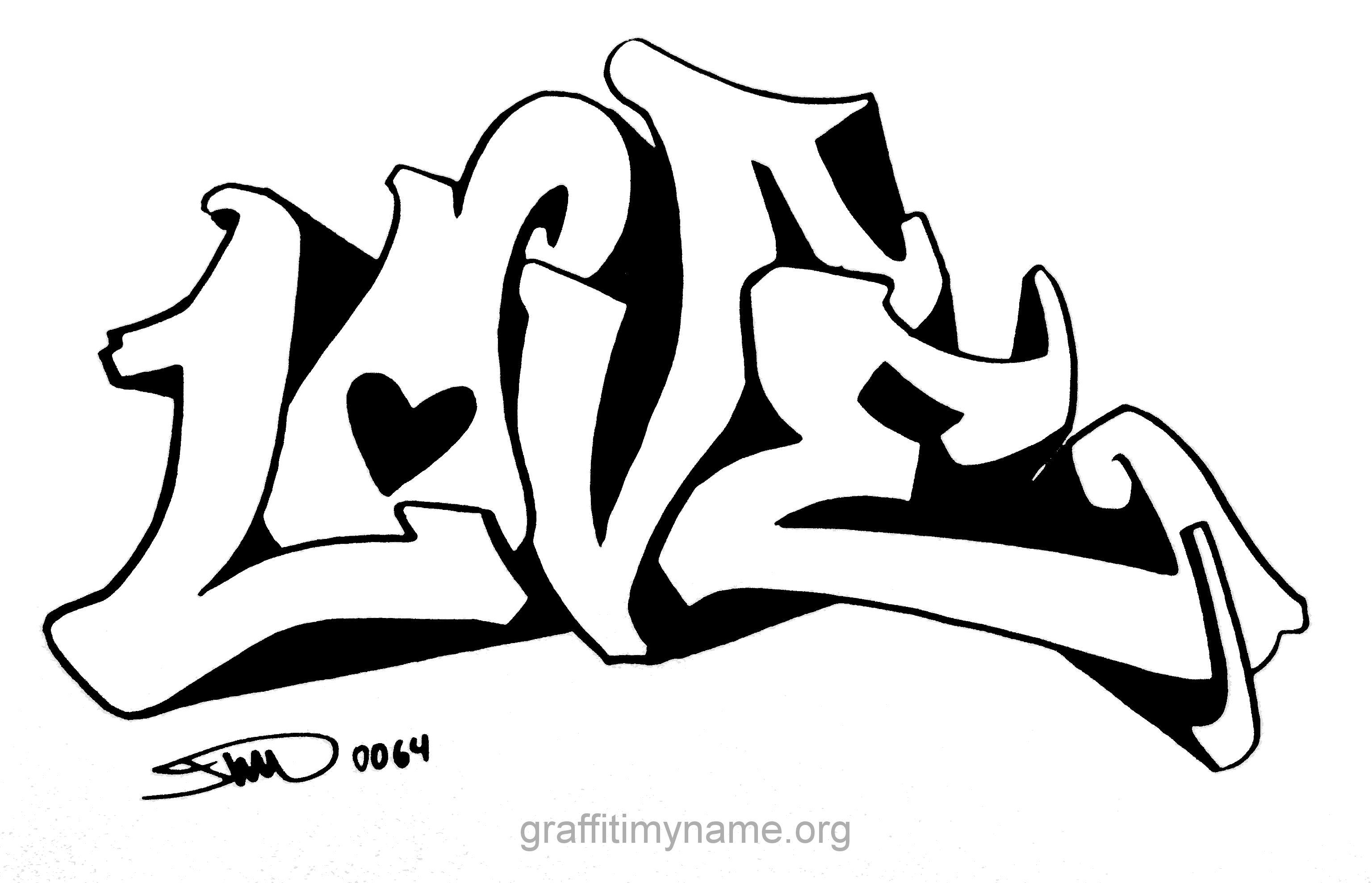 Love Drawings Google Search Easy Graffiti Drawings Word Drawings Easy Graffiti