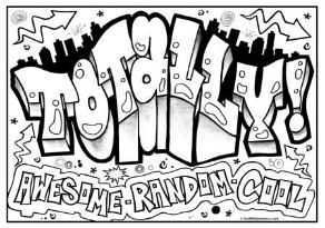 Totally Awesome Free Coloring Page Graffiti Diplomacy Coloring Pages For Teenagers Lo