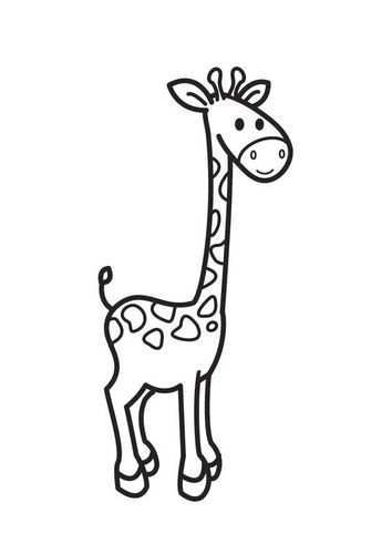 Kleurplaat Giraf Afb 17944 Giraffe Tekening Dieren Kleurplaten Gratis Kleurplaten