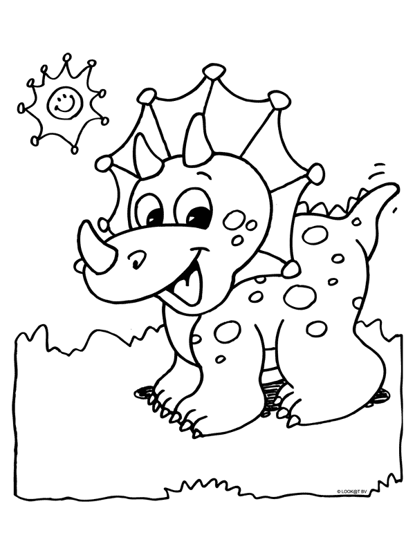 Pin Op Dinosaur Coloring Pages
