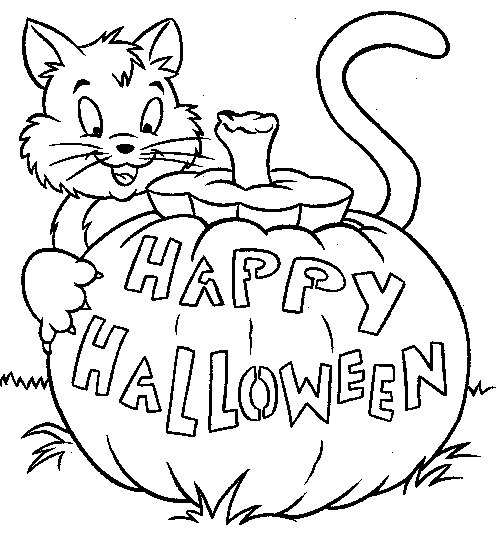 Www Animaatjes Nl Kleurplaten Halloween Halloween Speciale Dagen Kleurplaten 265983 H
