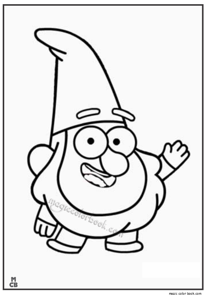 Gnome Gravity Falls Coloring Pages Png 685 975 Desenhos A Lapis Da Disney Desenhos An
