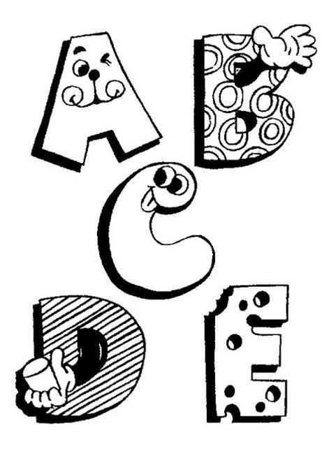 Leuke Letters Alfabet Kleurplaten Alfabet Alfabet Letters