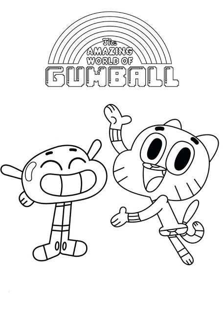 The Amazing World Of Gumball Coloring Page World Of Gumball The Amazing World Of Gumb