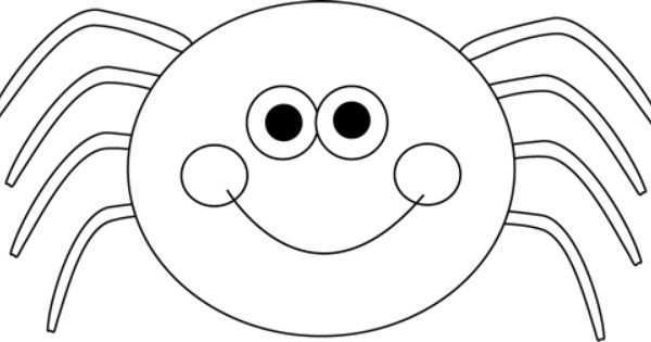 Black And White Halloween Spider Halloween Spider Image Spider Coloring Page Hallowee