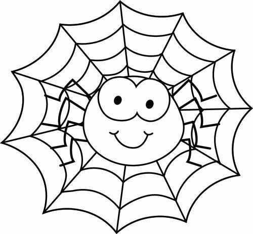 Kleurplaat Spin In Web Spider Coloring Page Halloween Coloring Sheets Spiderman Color