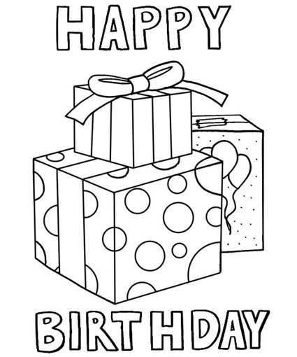 Happy Birthday Coloring Pages Happy Birthday Coloring Pages Birthday Coloring Pages Coloring Birthday Cards