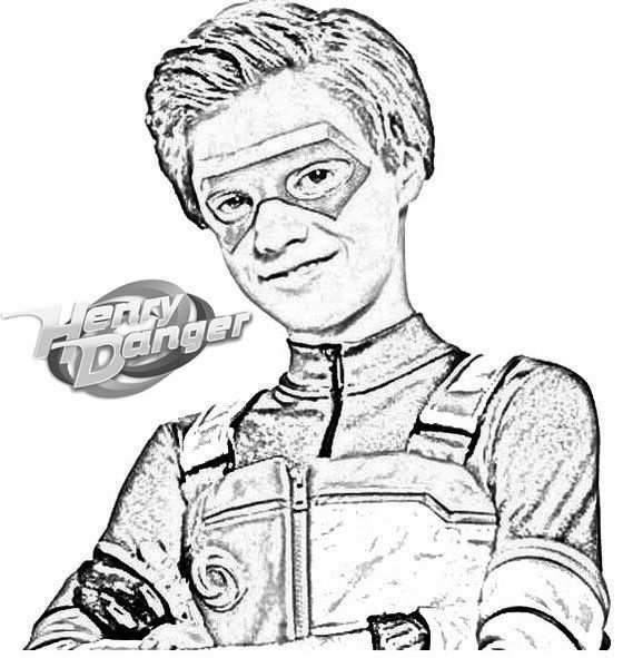 Fun Henry Danger Coloring And Drawing Page Drawings Coloring Pages Henry Danger Nickelodeon