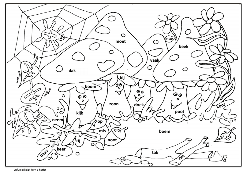 Kleuren Herfst Klikklakboekje Pdf Google Drive Leren Lezen Herfst Kleuren