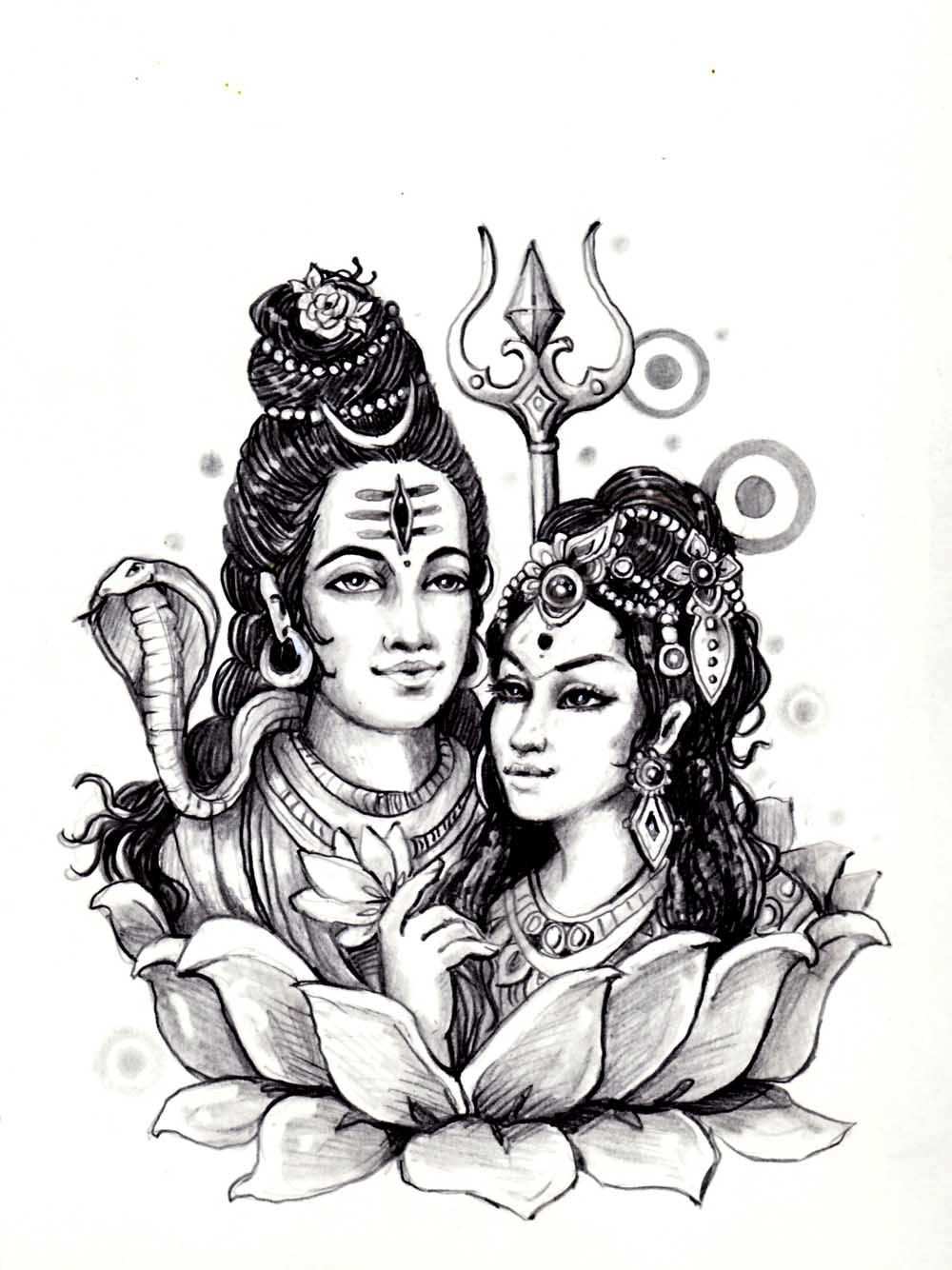 Shiva Sati India From The Gallery India God Illustrations Hindu Tattoo Buddhist Art D