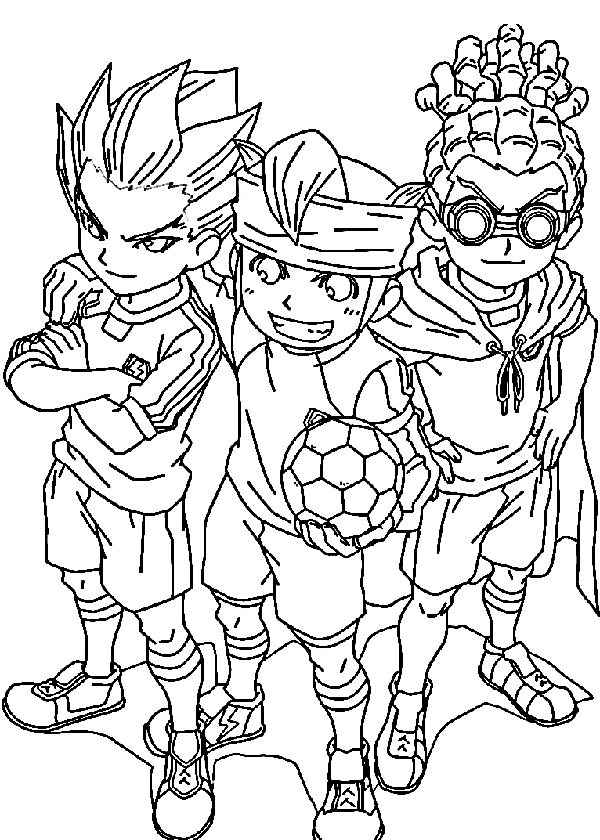 Printable Coloring Inazuma Eleven 2 Coloring Pages Cool Drawings Coloring Books