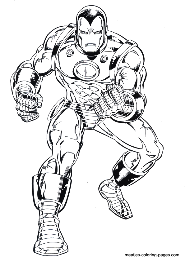 Ironman Coloring Page Superhero Coloring Pages Superhero Coloring Coloring Books