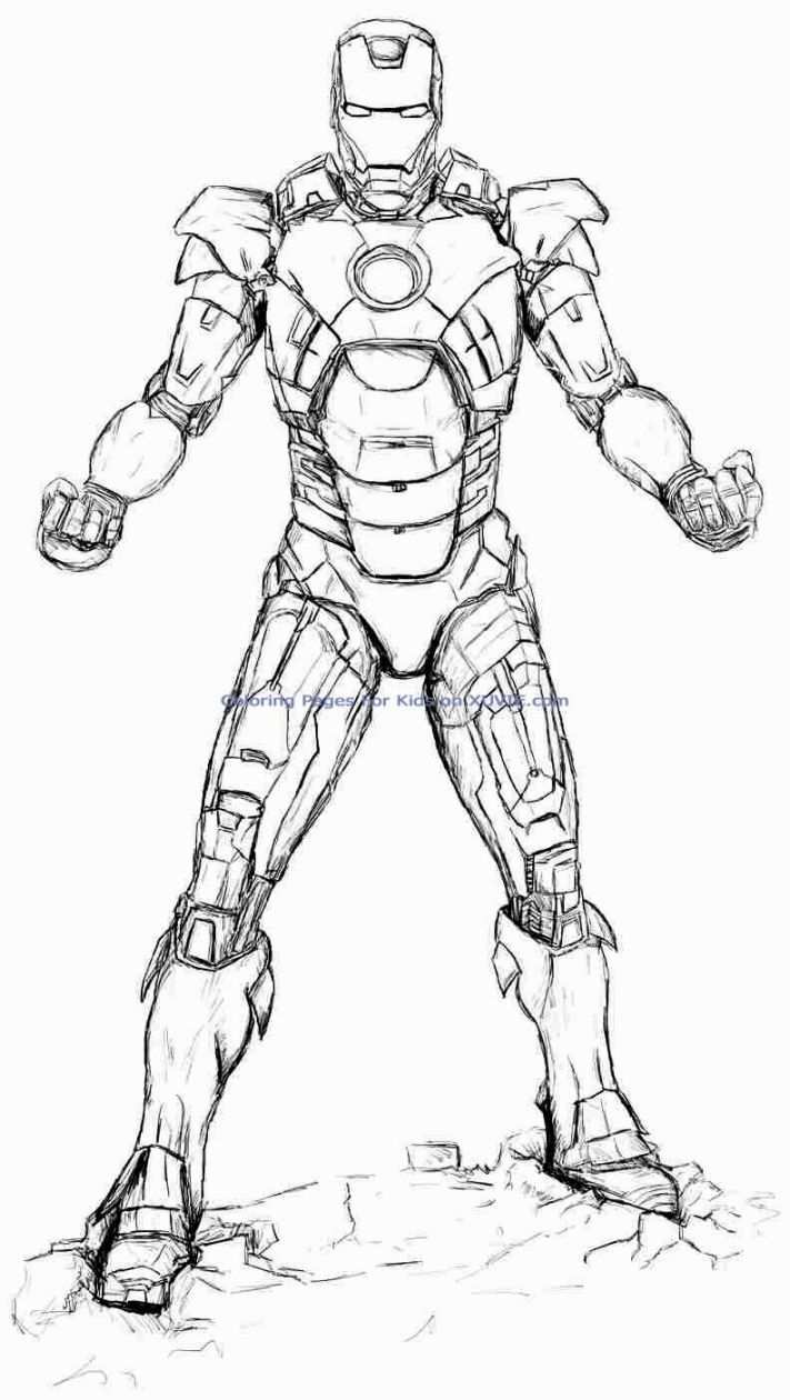 Iron Man Coloring Pages Boyama Kitaplari Cizilecek Seyler Iron Man