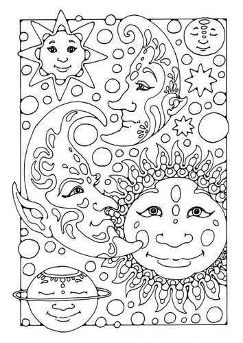 Coloring Page Sun Moon And Stars Img 25598 Star Coloring Pages Moon Coloring Pages Co