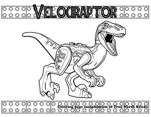 Jurassic World Dr Wu Giveaway True North Bricks Dinosaur Coloring Pages Lego Coloring