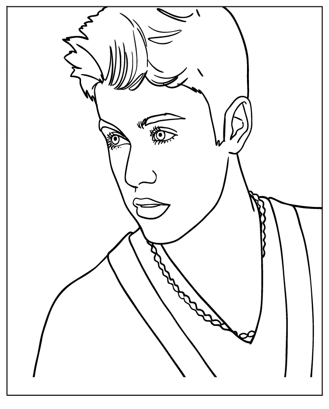 Justin Bieber Colouring Pages Colouring Pages Color Justin Bieber