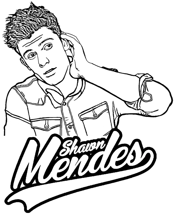 Shawn Mendes Coloring Page By Topcoloringpages Net Mendes Shawnmendes Coloringpage Co