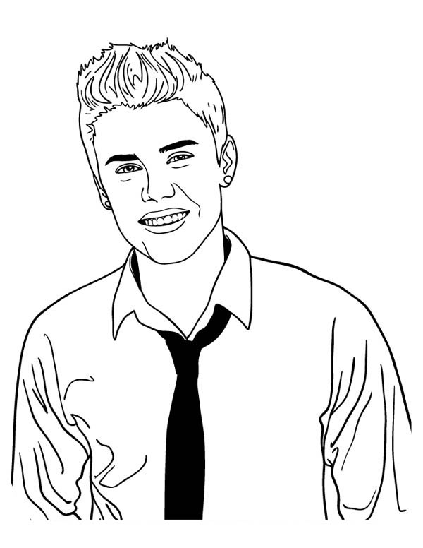 Justin Bieber Photoshoot Coloring Page Netart Justin Bieber Photoshoot Justin Bieber