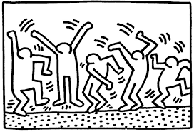 Sxedio Pinaka Arte Di Bambino Keith Haring Attivita Di Pittura