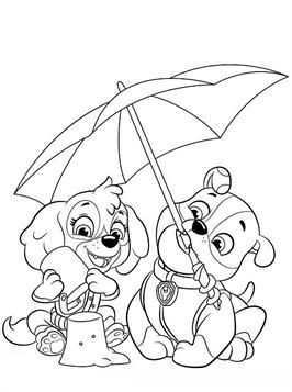 Kids N Fun 24 Kleurplaten Van Paw Patrol Mighty Pups Paw Patrol Coloring Pages Paw Pa