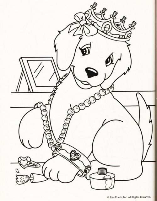 Kleurplaat Hond Kroon Kleurplaten Kleurplaten Voor Kinderen Honden