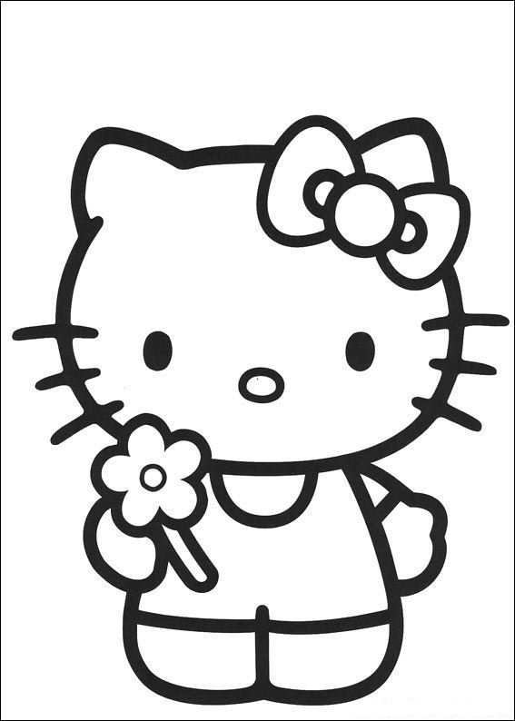 Kids N Fun Coloring Page Hello Kitty Hello Kitty Hello Kitty Verjaardag Hello Kitty K