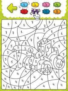 Coloring Smart 3 Jaar En Ouder Cijfers Herkennen Vormen Herkennen Kleuren Herkennen Optellen En Aft Fall Preschool Activities Kids App Math Coloring