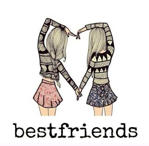 Best Friends Forever Schattige Tekeningen Meiden Tekeningen Bff