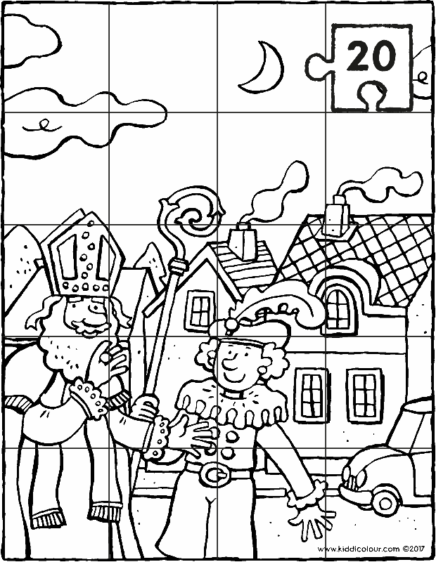 4 6 Jaar Colouring Pages Per Age Pagina 19 Van 76 Kiddicolour Sinterklaas Kleurplaten