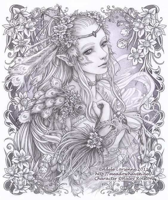 Masquerade Pale Dawn By Saimain Kleurplaten Kleurboek Adult Coloring Pages