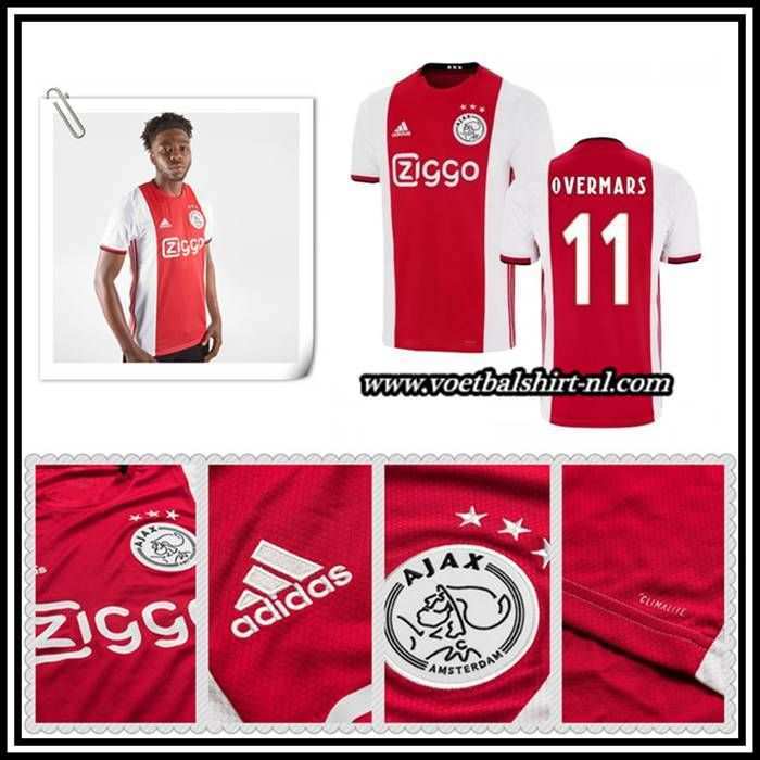 Nieuw Overmars 11 Shirt Rood Wit Afc Ajax Thuisshirt Adidas 2019 2020 Voetbalshirt Ad