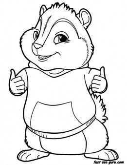 Free Print Out Alvin And The Chipmunks Theodore Seville Coloring Pages For Kids Carto