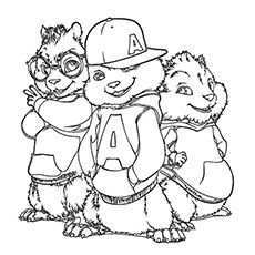 Top 25 Free Printable Alvin And The Chipmunks Coloring Pages Online Cartoon Coloring