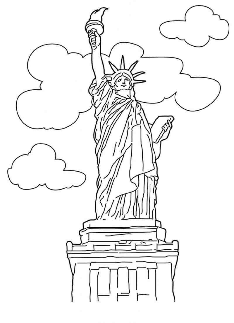 Free Statue Of Liberty Coloring Pages Coloring Pages Inspirational Bird Coloring Page
