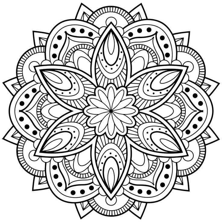 Mandala24 Topkleurplaat Nl Mandala Kleurplaten Bloemen Kleurplaten Boek Bladzijden Kl