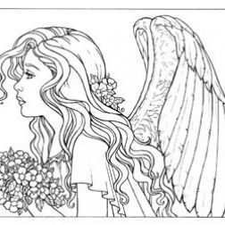 Assiel Is A Sweet Angel Best Fantasy Coloring Pages Angel Coloring Pages Fairy Colori