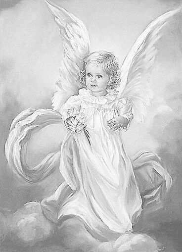 Pin By Petra Pastoor On Kleurplaten Angel Drawing Angel Art Angel Painting