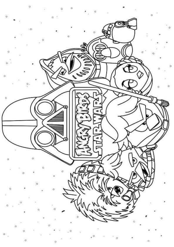 Pin By Tatyana On Ideas For Kids Angry Birds Star Wars Birthday Coloring Pages Angry