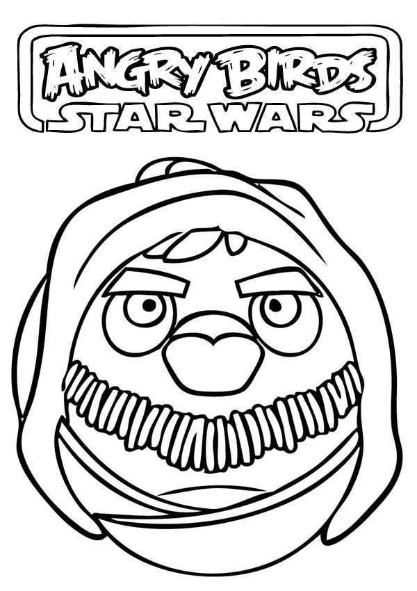 Pin By Coloring Sheets On Coloring Pages Angry Birds Star Wars Coloring Pages Bird Co