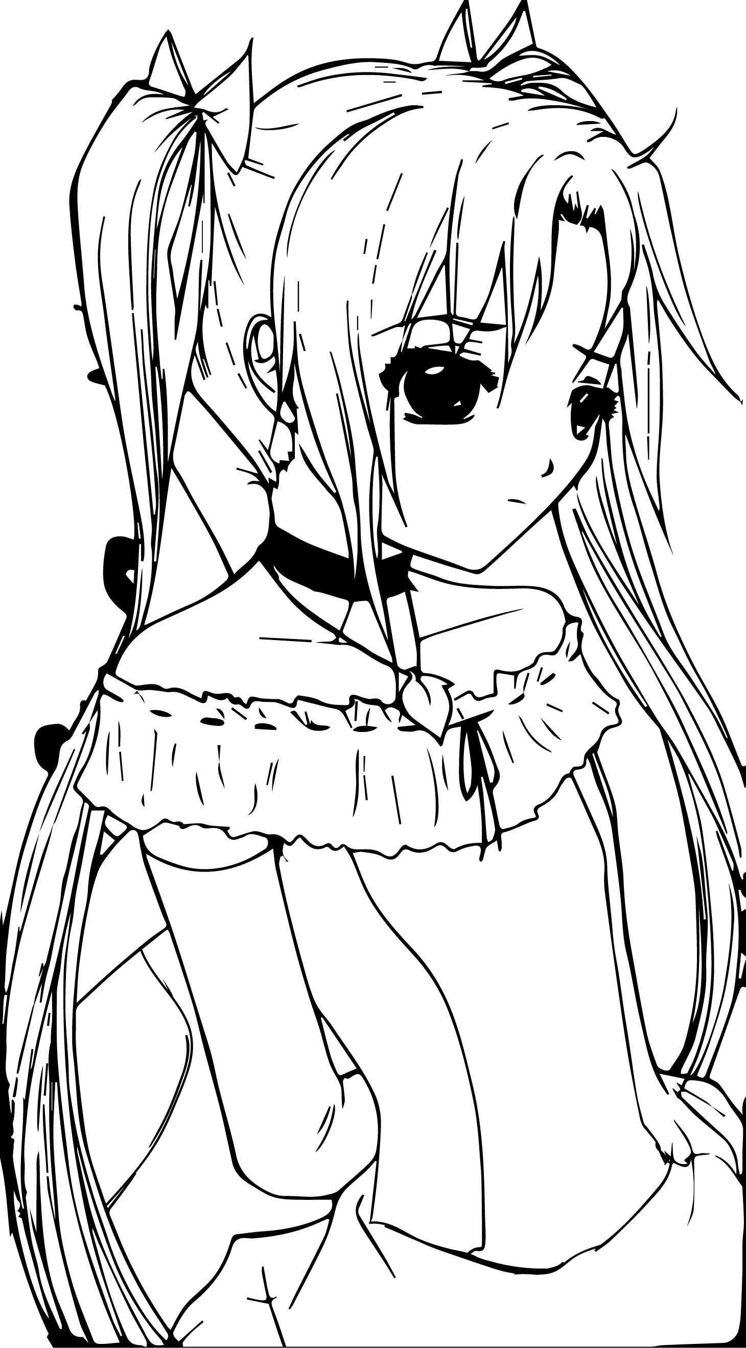 Kleurplaten Manga Coloring Page Mcoloring Farglaggningssidor