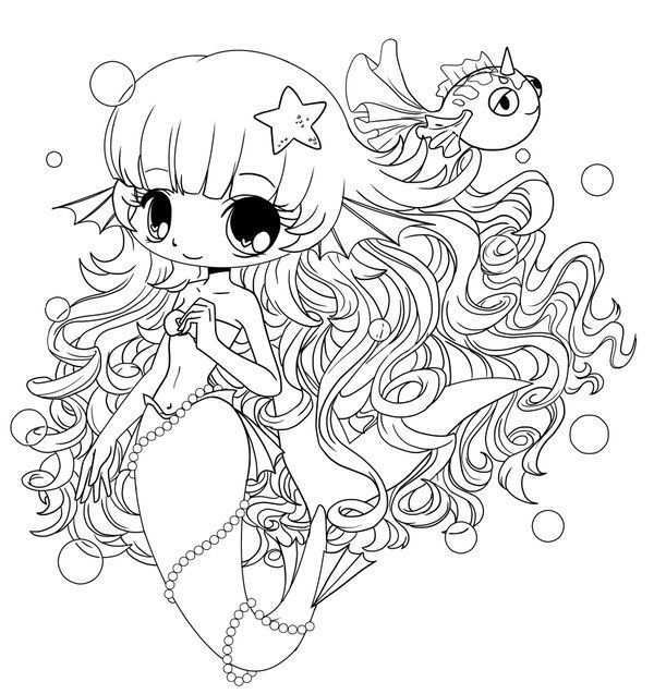 Cute Mermaid Coloring Pages Beautiful Photos Cute Anime Coloring Pages Chibi Coloring