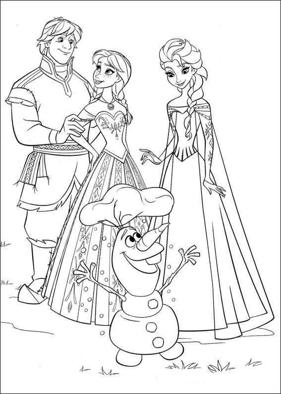 Kids N Fun Coloring Page Frozen Frozen Frozen Kleurplaten Kleurplaten Disney Kleurpla
