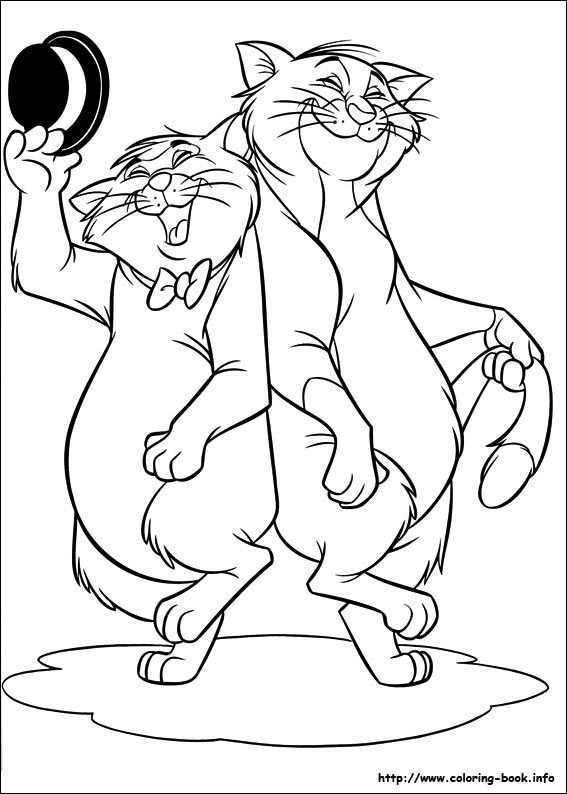 The Aristocats Cat Coloring Page Cartoon Coloring Pages Horse Coloring Pages