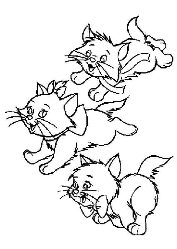 The Aristocats Toulouse Disturbing Berlioz Coloring Pages Cartoon Coloring Pages Hors
