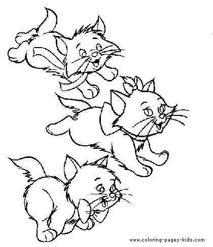 Aristocats Disney Coloring Pages Color Plate Coloring Sheet Printable Coloring Pictur