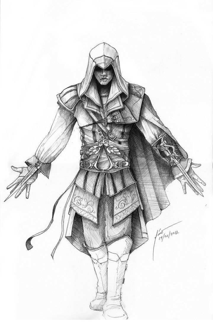 Assassins Creed Fan Art Arte Assassins Creed Desenho Do Assassin S Creed Desenhos Par