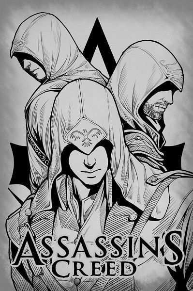 Assassins Creed Coloring Page Assassins Creed Assassins Creed Art Assassin S Creed Wa